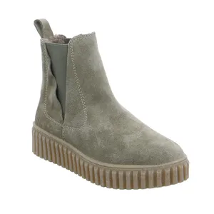 SCHUHENGEL Boot Khaki Leder SCHUHENGEL Boot Khaki Leder