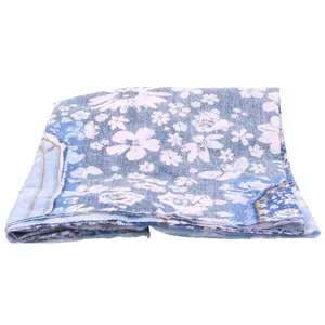 * Schal Schal Blau Textil * Schal Schal Blau Textil
