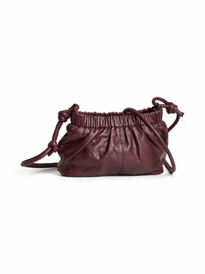 PIECES Beuteltasche Bordeau Leder PIECES Beuteltasche Bordeau Leder