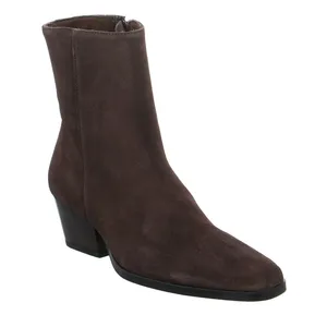SCHUHENGEL Stiefelette Dunkelbraun Leder SCHUHENGEL Stiefelette Dunkelbraun Leder