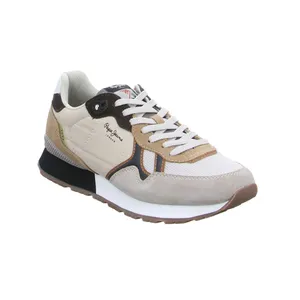 PEPE JEANS Halbschuhe Sneaker Stoff Beige Lederimitat PEPE JEANS Halbschuhe Sneaker Stoff Beige Lederimitat