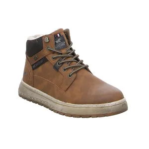 MUSTANG Winter-Boots Braun Lederimitat 