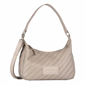TOM TAILOR Henkeltasche Hellgrau Lederimitat 