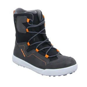 LOWA Jungen- Snowboot Membran Anthrazit Textil  Winterstiefel 