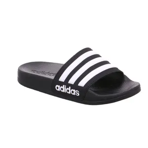 ADIDAS Badeschuhe Kinder Schwarz Synthetik 