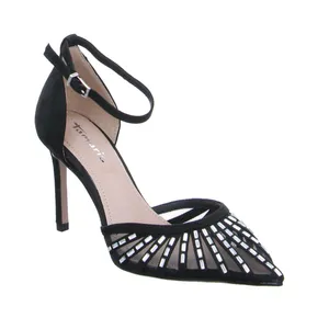 TAMARIS Pumps Schwarz Textil 