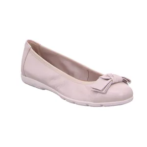 CAPRICE Ballerina Offwhite Leder 