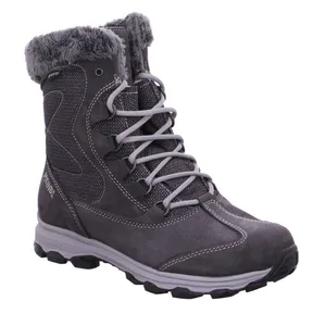 MEINDL Snowboots Damen Grau Leder  mit Gore-Tex 