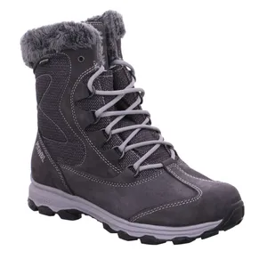 MEINDL mit Gore-Tex Snowboots Damen Grau Leder MEINDL mit Gore-Tex Snowboots Damen Grau Leder