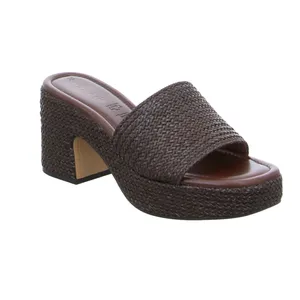 TAMARIS Pantolette Braun Textil TAMARIS Pantolette Braun Textil