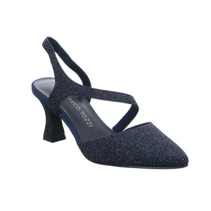 MARCO TOZZI Slingpumps Navy Textil 