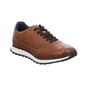 BUGATTI SHOES Halbschuhe Sneaker Cognac Lederimitat 