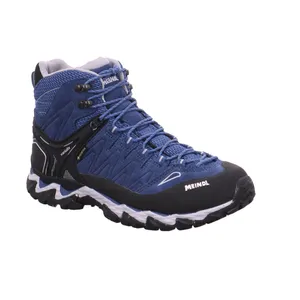 MEINDL Wander- Bergschuh Damen Blau Leder  Gore-Tex 