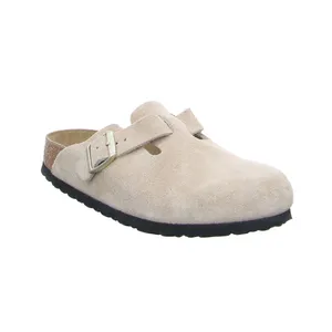 BIRKENSTOCK Pantolette Beige Leder 
