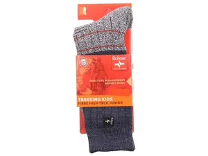 ROHNER Wandersocke Kids Funktions-Socken Blau Textil ROHNER Wandersocke Kids Funktions-Socken Blau Textil