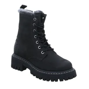 SCHUHENGEL Boot Schwarz Leder SCHUHENGEL Boot Schwarz Leder