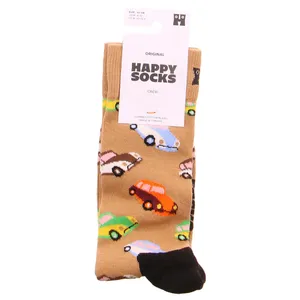 HAPPY SOCKS Autos Freizeitsocken Mittelbraun Textil HAPPY SOCKS Autos Freizeitsocken Mittelbraun Textil