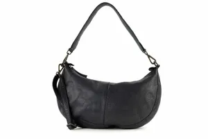 BEAR DESIGN Gürteltasche / Bodybag Dunkelblau Leder 