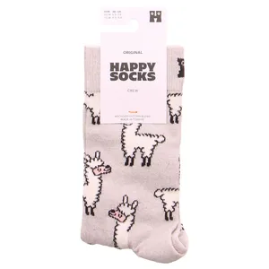 HAPPY SOCKS Lama Freizeitsocken Hellgrau Textil HAPPY SOCKS Lama Freizeitsocken Hellgrau Textil