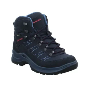 LOWA TAURUS PRO GTX MID WS Wander- Bergschuh Damen Blau Lederimitat 