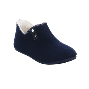 VAN DER LAAN Hausschuh Blau Textil VAN DER LAAN Hausschuh Blau Textil