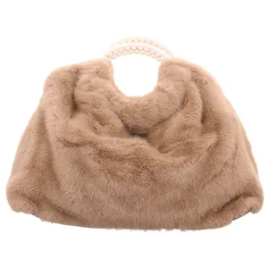 * Wintertasche Beige Textil 