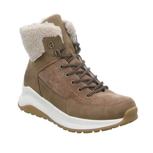 RIEKER Boot Mittelbraun Recycelte Materialien 