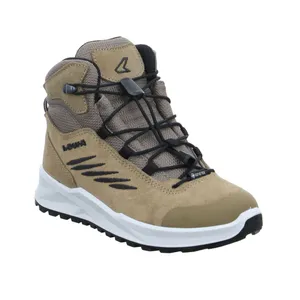 LOWA Winter-Sneaker high Jungen-Winter-Bottine Beige Textil 