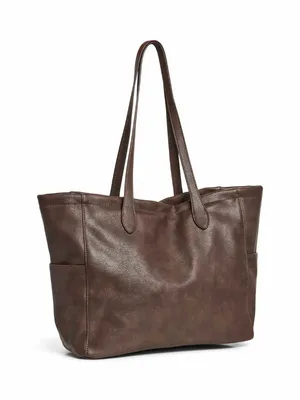 PIECES Shopper Braun Lederimitat PIECES Shopper Braun Lederimitat