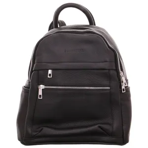 SCHUHENGEL Rucksack Schwarz Leder 