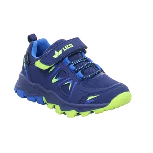 LICO Kinder Sportschuh Blau Lederimitat 