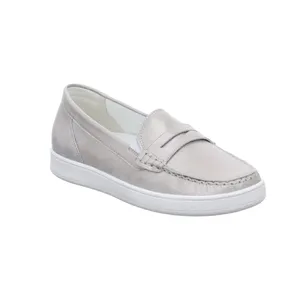 WALDLÄUFER Comfort-Mokassin Gold Leder  mit Wechselfussbett 