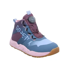 SUPERFIT Sneaker Outdoor Mädchen-Halbschuh Binder Blau Textil 
