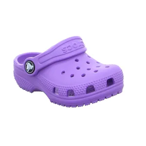 CROCS Badeschuhe Kinder Violette Leder 