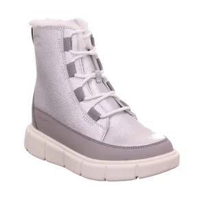 SOREL Schneestiefel Mädchen-Winter-Bottine Silber Leder SOREL Schneestiefel Mädchen-Winter-Bottine Silber Leder