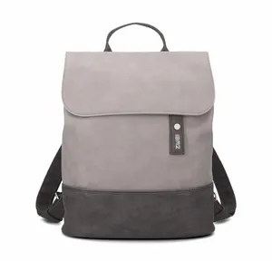 ZWEI Rucksack Grau Lederimitat ZWEI Rucksack Grau Lederimitat