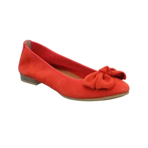 TAMARIS Ballerina Rot Leder TAMARIS Ballerina Rot Leder