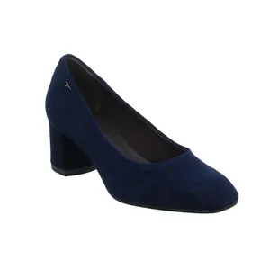 TAMARIS Pumps Blau Leder 