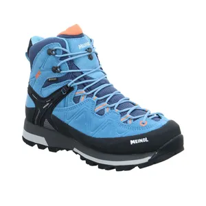 MEINDL Wander- Bergschuh Damen Hellblau Leder  Gore-Tex 