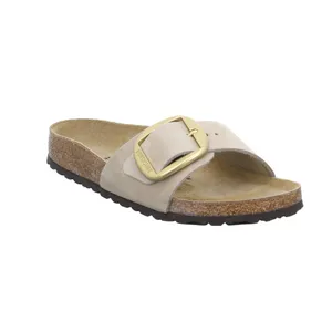 BIRKENSTOCK Bio-Fussbett Beige Leder 