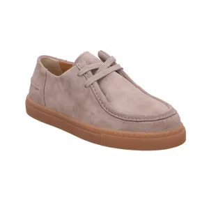 SCHUHENGEL Schnürschuh Taupe Leder 