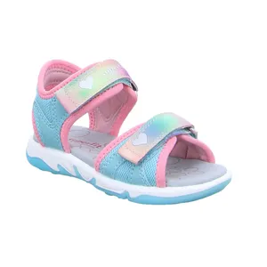 SUPERFIT Sommerschuh Kleinkinder-Sandale Türkis Synthetik 