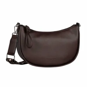 TOM TAILOR Gürteltasche / Bodybag Braun Lederimitat 