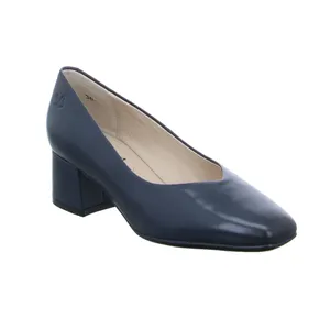 CAPRICE Comfort-Pumps Blau Leder 