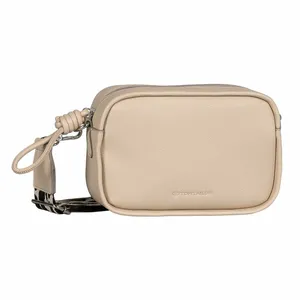 TOM TAILOR Umhängetasche Beige Lederimitat TOM TAILOR Umhängetasche Beige Lederimitat