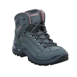 LOWA Gore-Tex Wander- Bergschuh Damen Grau Leder 