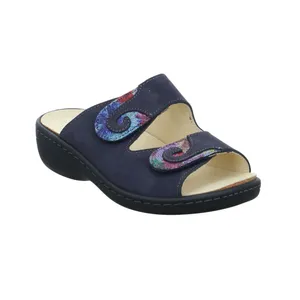 COLLECTION CHRISTA PFAFF Pantolette Blau Leder COLLECTION CHRISTA PFAFF Pantolette Blau Leder