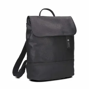 ZWEI Rucksack Schwarz Lederimitat ZWEI Rucksack Schwarz Lederimitat
