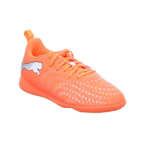 PUMA Kinder Indoor Orange Lederimitat PUMA Kinder Indoor Orange Lederimitat