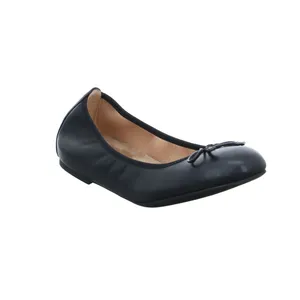 UNISA mit Lederfutter Ballerina Schwarz Leder UNISA mit Lederfutter Ballerina Schwarz Leder